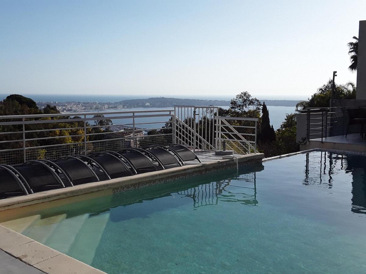 Villa Alamp#Supercannes #Golfejuan #Cannes #Mediterraneanpanoramicview #Piscine #Rooftop # Verymodern #Openliving #Closebeach #Closecapantibes Vallauris Buitenkant foto